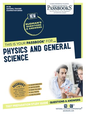 cover image of PHYSICS AND GENERAL SCIENCE